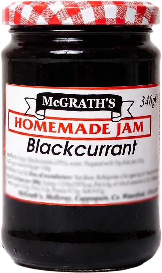 McGrath’s Blackcurrant jar